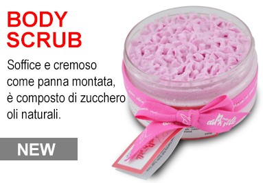 Body scrub capri sulla pelle